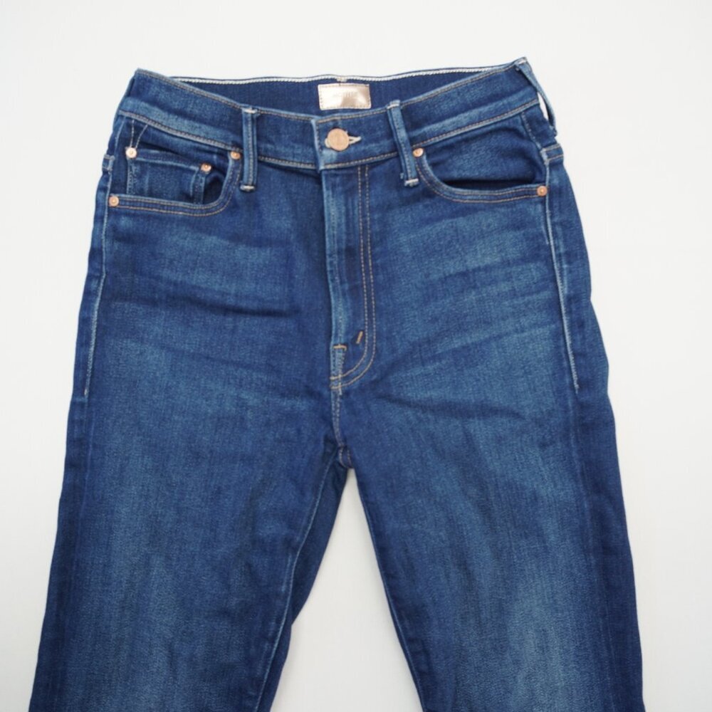 MOTHER The Insider Crop Step Fray Jeans in Home Movies‎ Size 26 - Picture 4 of 14